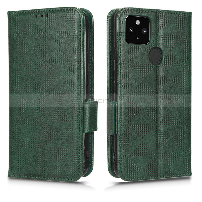 Funda de Cuero Cartera con Soporte Carcasa C02X para Google Pixel 4a 5G