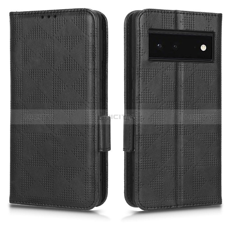 Funda de Cuero Cartera con Soporte Carcasa C02X para Google Pixel 6 5G