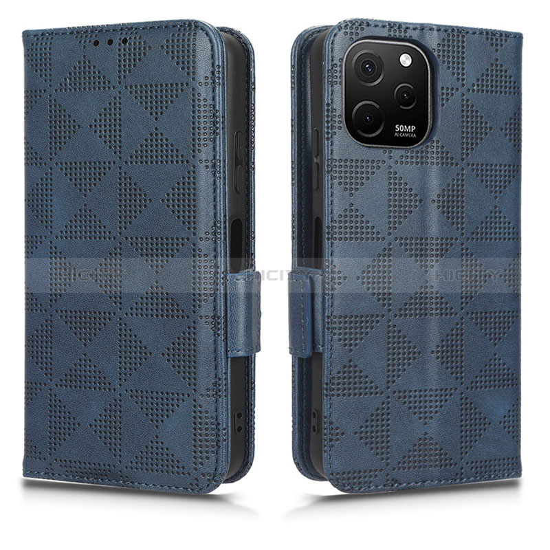 Funda de Cuero Cartera con Soporte Carcasa C02X para Huawei Enjoy 50z