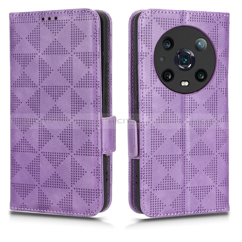 Funda de Cuero Cartera con Soporte Carcasa C02X para Huawei Honor Magic4 Pro 5G