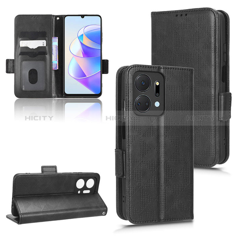 Funda de Cuero Cartera con Soporte Carcasa C02X para Huawei Honor X7a