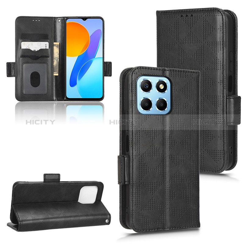 Funda de Cuero Cartera con Soporte Carcasa C02X para Huawei Honor X8 5G