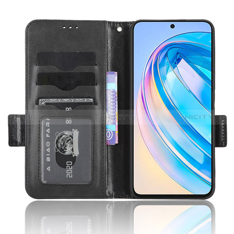 Funda de Cuero Cartera con Soporte Carcasa C02X para Huawei Honor X8a 4G