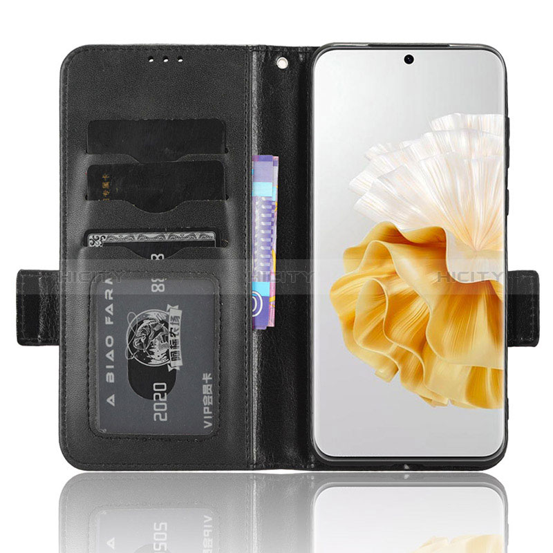 Funda de Cuero Cartera con Soporte Carcasa C02X para Huawei P60