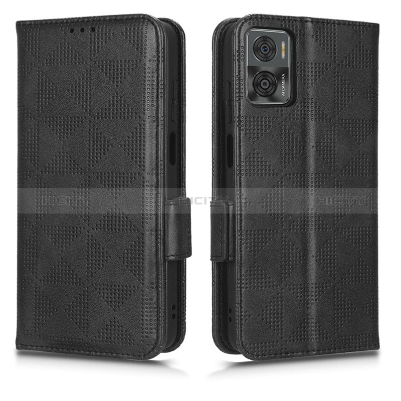 Funda de Cuero Cartera con Soporte Carcasa C02X para Motorola Moto E22