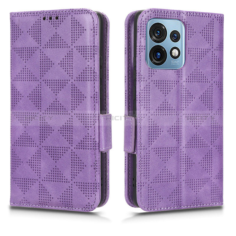 Funda de Cuero Cartera con Soporte Carcasa C02X para Motorola Moto Edge 40 Pro 5G