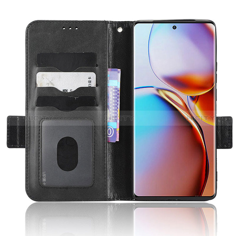 Funda de Cuero Cartera con Soporte Carcasa C02X para Motorola Moto Edge 40 Pro 5G