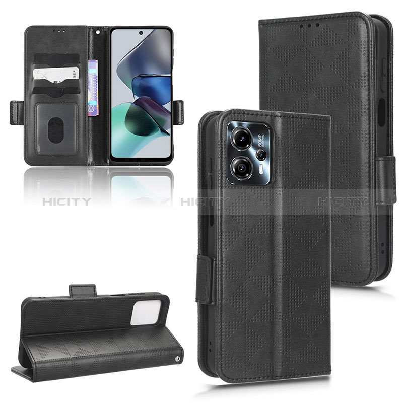 Funda de Cuero Cartera con Soporte Carcasa C02X para Motorola Moto G13