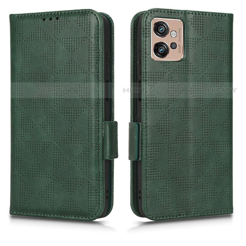 Funda de Cuero Cartera con Soporte Carcasa C02X para Motorola Moto G32