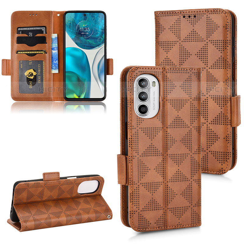 Funda de Cuero Cartera con Soporte Carcasa C02X para Motorola Moto G82 5G