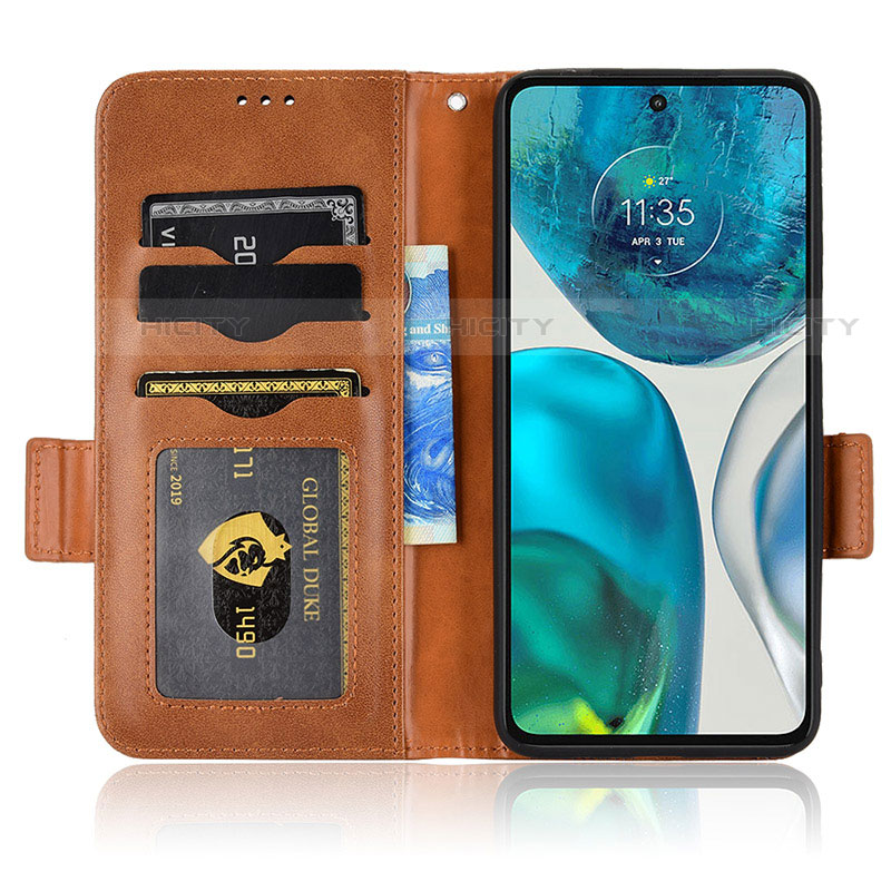 Funda de Cuero Cartera con Soporte Carcasa C02X para Motorola Moto G82 5G