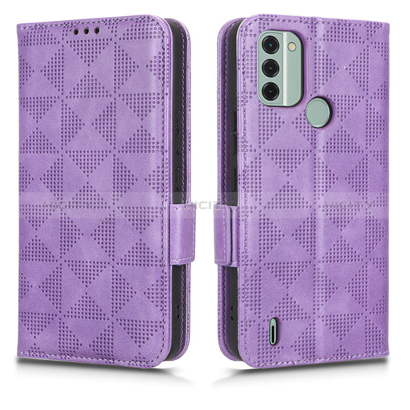 Funda de Cuero Cartera con Soporte Carcasa C02X para Nokia C31