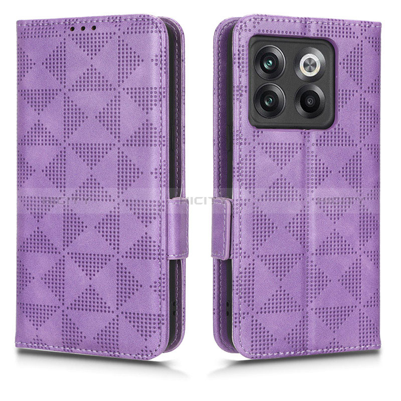 Funda de Cuero Cartera con Soporte Carcasa C02X para OnePlus 10T 5G