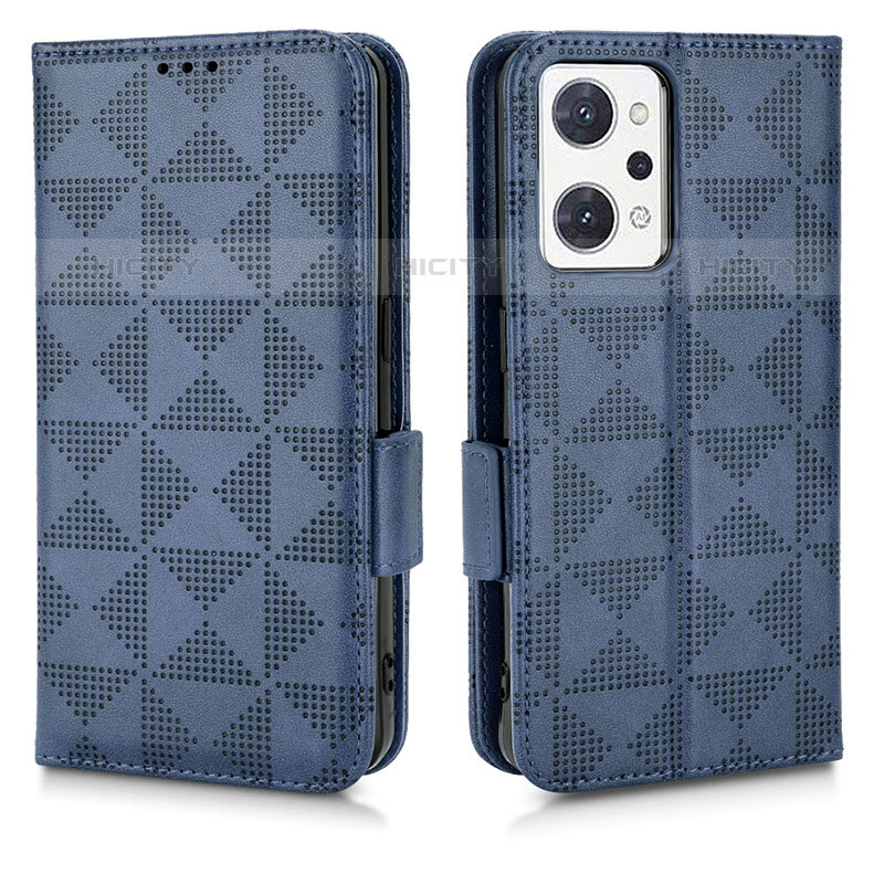 Funda de Cuero Cartera con Soporte Carcasa C02X para Oppo Reno7 A