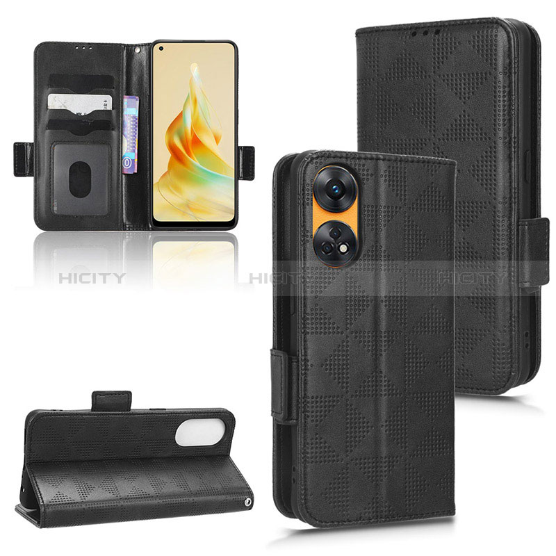 Funda de Cuero Cartera con Soporte Carcasa C02X para Oppo Reno8 T 4G