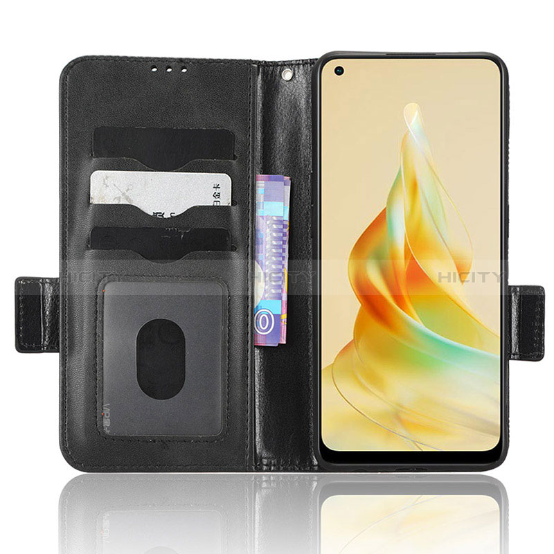 Funda de Cuero Cartera con Soporte Carcasa C02X para Oppo Reno8 T 4G