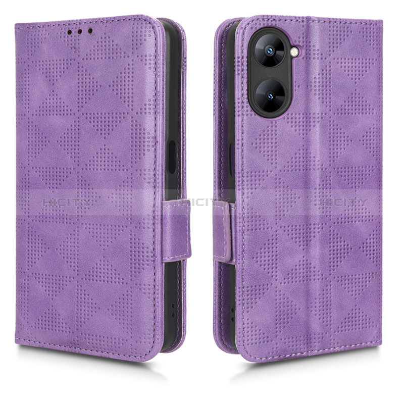 Funda de Cuero Cartera con Soporte Carcasa C02X para Realme 10S 5G