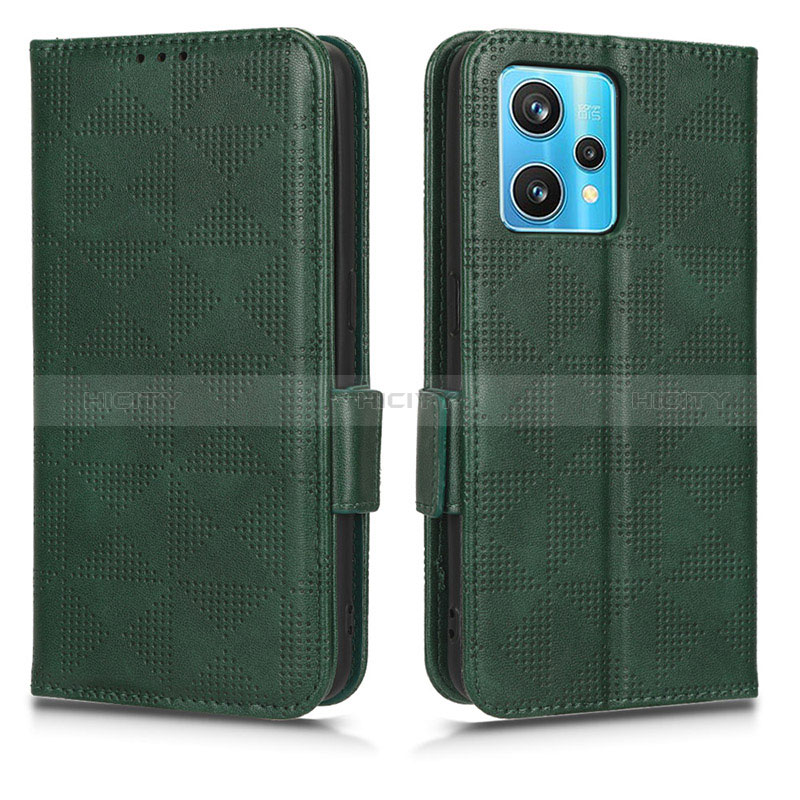 Funda de Cuero Cartera con Soporte Carcasa C02X para Realme 9 4G