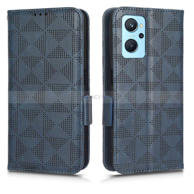 Funda de Cuero Cartera con Soporte Carcasa C02X para Realme 9i 4G