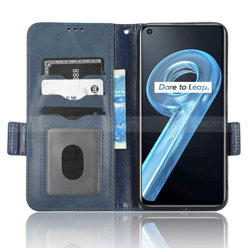 Funda de Cuero Cartera con Soporte Carcasa C02X para Realme 9i 4G