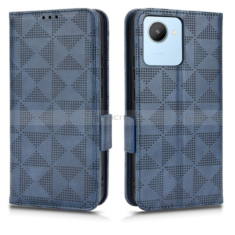 Funda de Cuero Cartera con Soporte Carcasa C02X para Realme C30