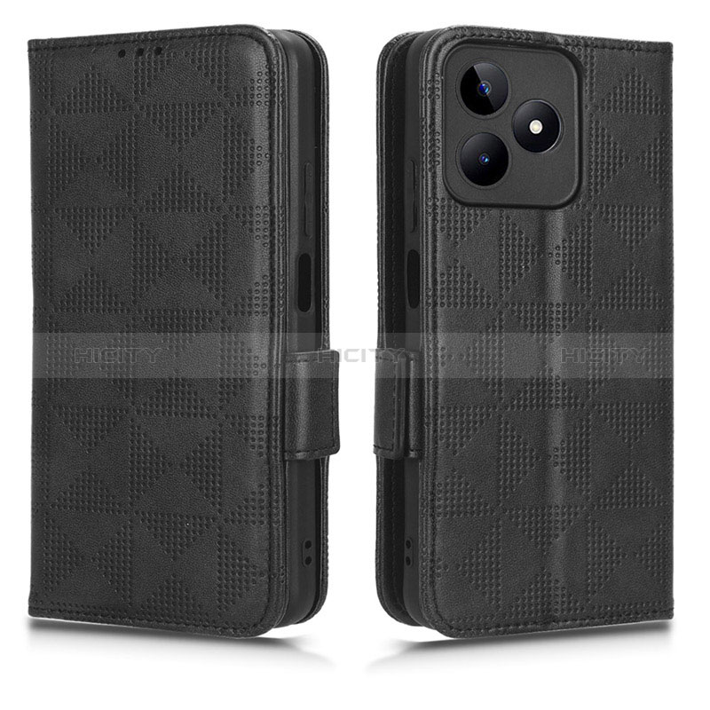 Funda de Cuero Cartera con Soporte Carcasa C02X para Realme C53 India