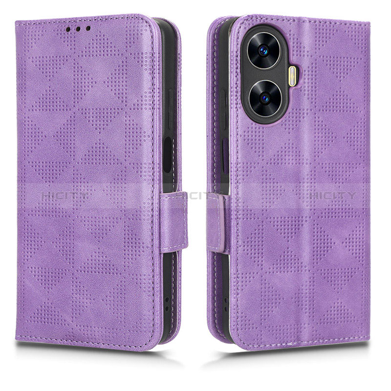 Funda de Cuero Cartera con Soporte Carcasa C02X para Realme C55