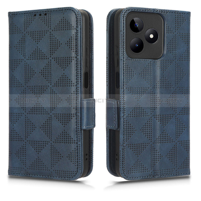 Funda de Cuero Cartera con Soporte Carcasa C02X para Realme C67