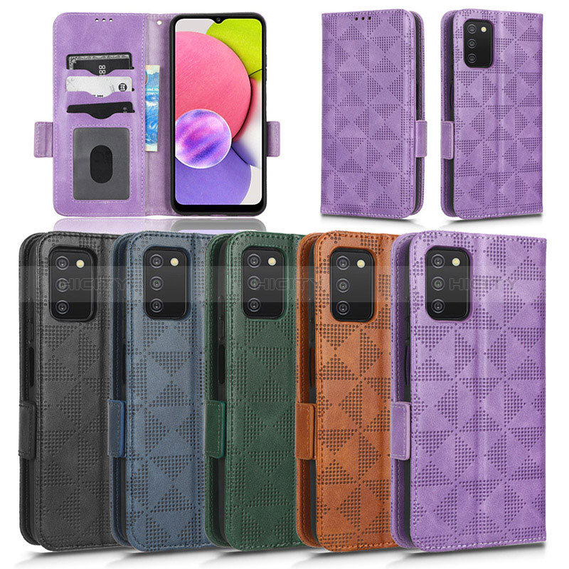 Funda de Cuero Cartera con Soporte Carcasa C02X para Samsung Galaxy A02s