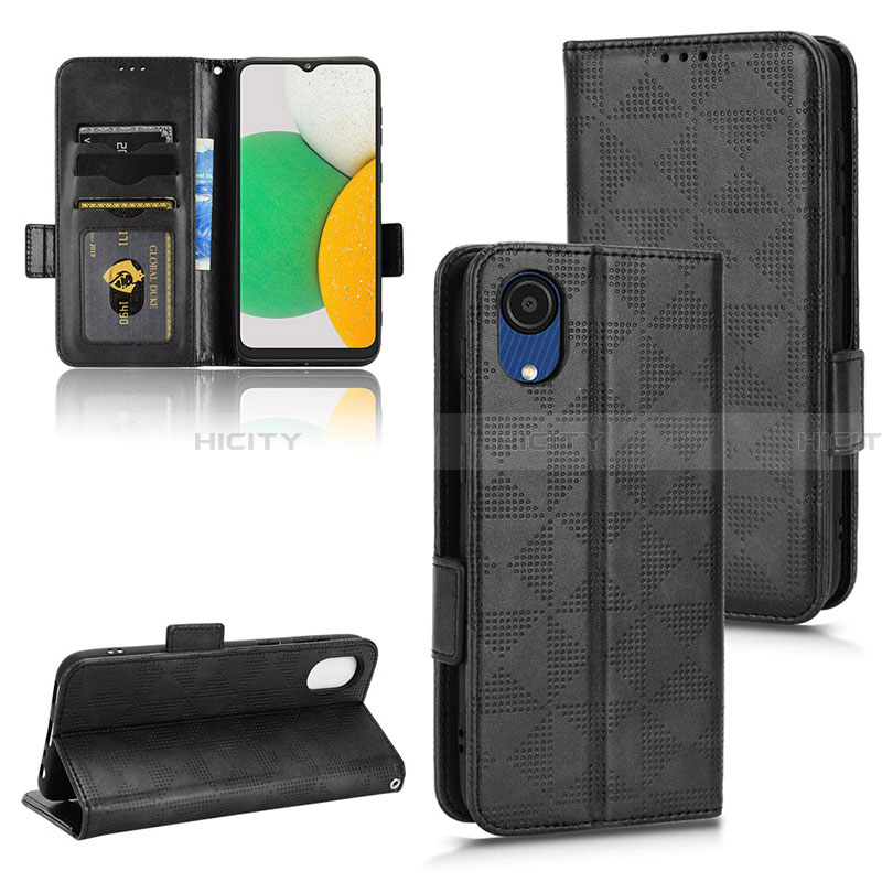 Funda de Cuero Cartera con Soporte Carcasa C02X para Samsung Galaxy A03 Core