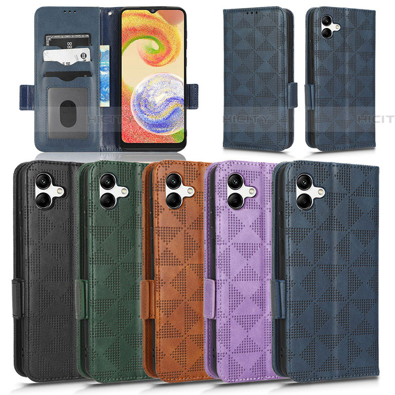 Funda de Cuero Cartera con Soporte Carcasa C02X para Samsung Galaxy A04E