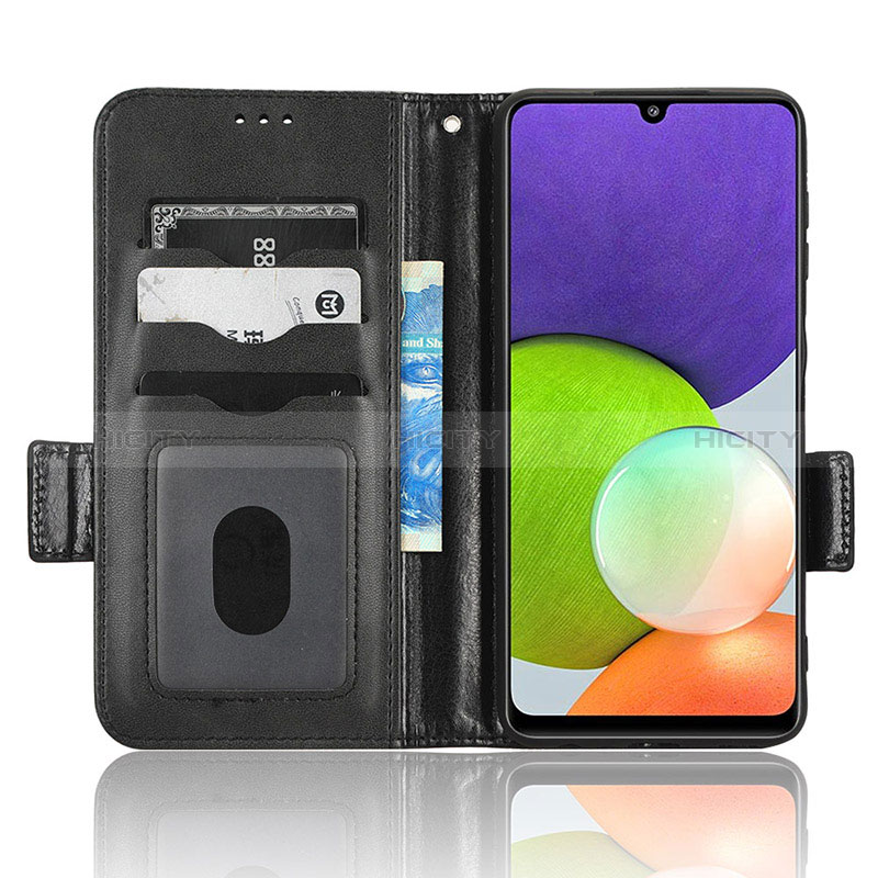 Funda de Cuero Cartera con Soporte Carcasa C02X para Samsung Galaxy A12 Nacho