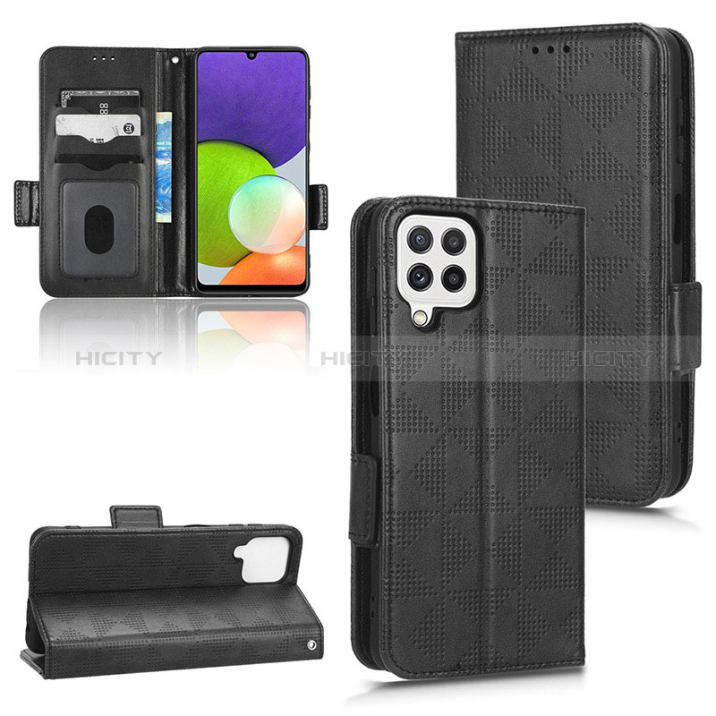 Funda de Cuero Cartera con Soporte Carcasa C02X para Samsung Galaxy A12 Nacho