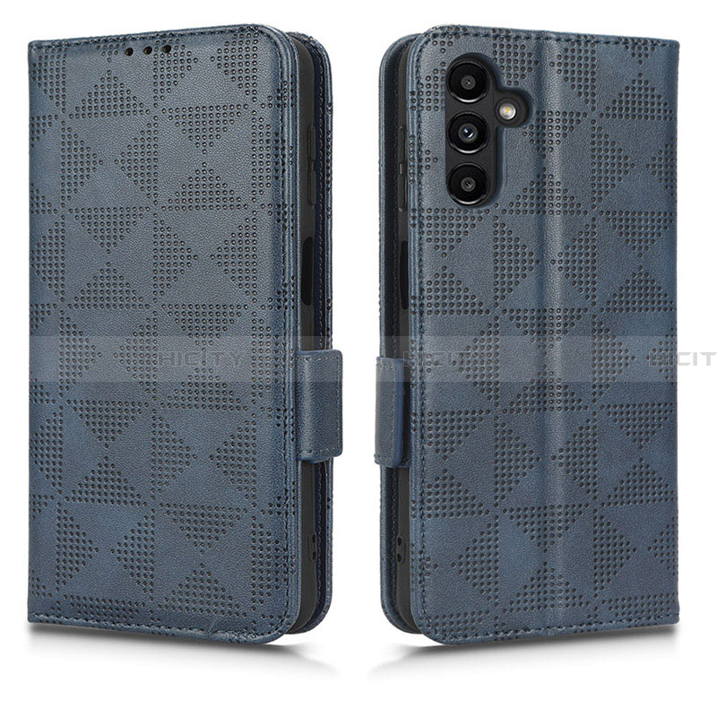 Funda de Cuero Cartera con Soporte Carcasa C02X para Samsung Galaxy A13 5G Azul