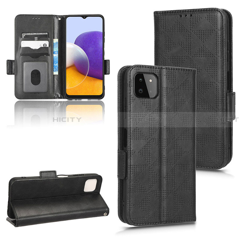 Funda de Cuero Cartera con Soporte Carcasa C02X para Samsung Galaxy A22 5G