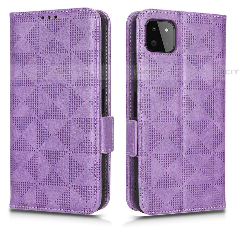 Funda de Cuero Cartera con Soporte Carcasa C02X para Samsung Galaxy F42 5G