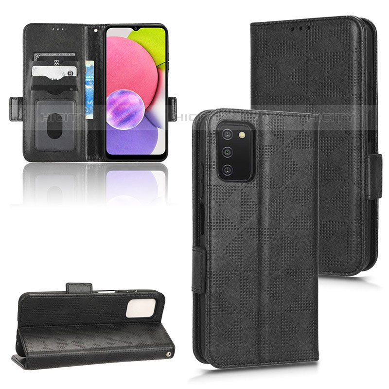 Funda de Cuero Cartera con Soporte Carcasa C02X para Samsung Galaxy M02s