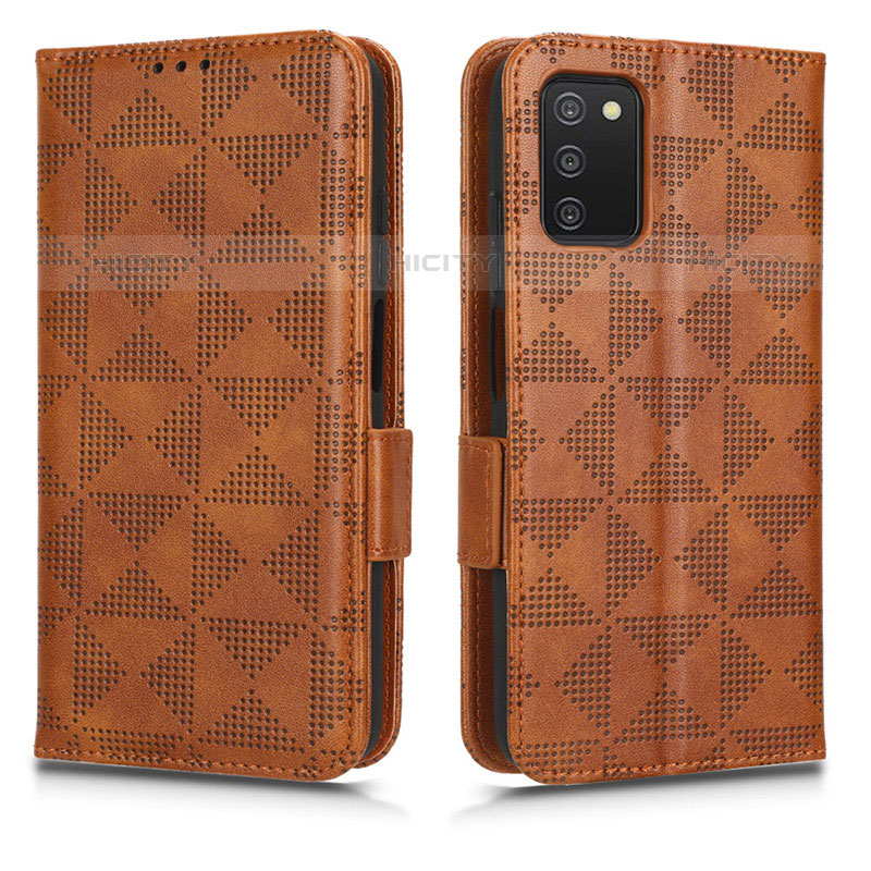 Funda de Cuero Cartera con Soporte Carcasa C02X para Samsung Galaxy M02s