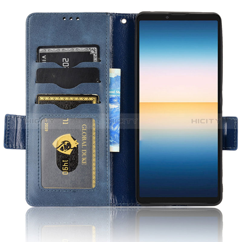 Funda de Cuero Cartera con Soporte Carcasa C02X para Sony Xperia 1 III