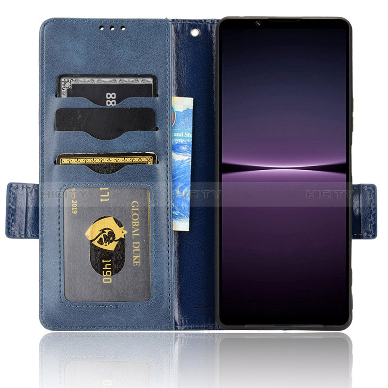 Funda de Cuero Cartera con Soporte Carcasa C02X para Sony Xperia 1 IV SO-51C