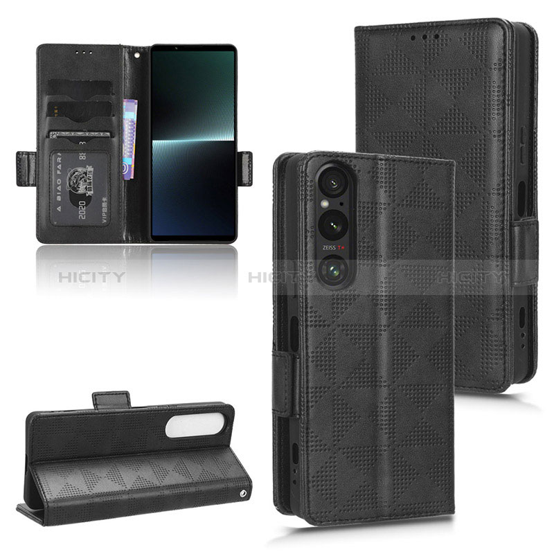 Funda de Cuero Cartera con Soporte Carcasa C02X para Sony Xperia 1 V