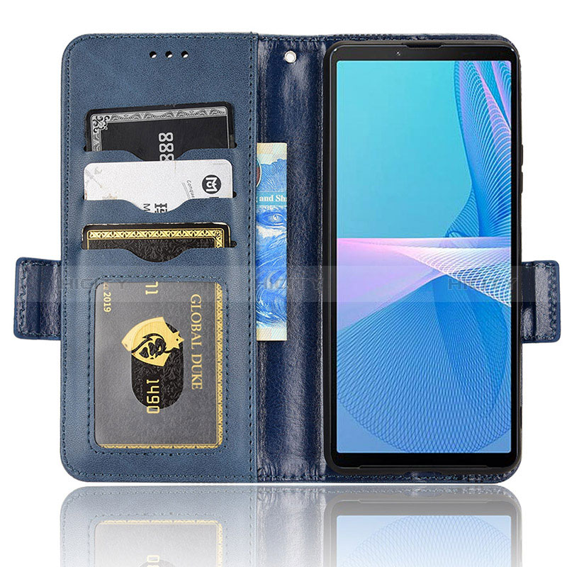 Funda de Cuero Cartera con Soporte Carcasa C02X para Sony Xperia 10 III SO-52B