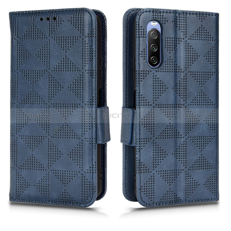 Funda de Cuero Cartera con Soporte Carcasa C02X para Sony Xperia 10 III SOG04