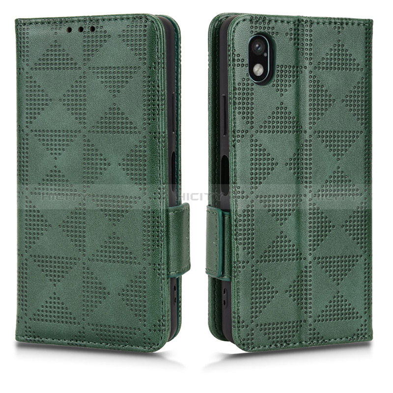 Funda de Cuero Cartera con Soporte Carcasa C02X para Sony Xperia Ace III