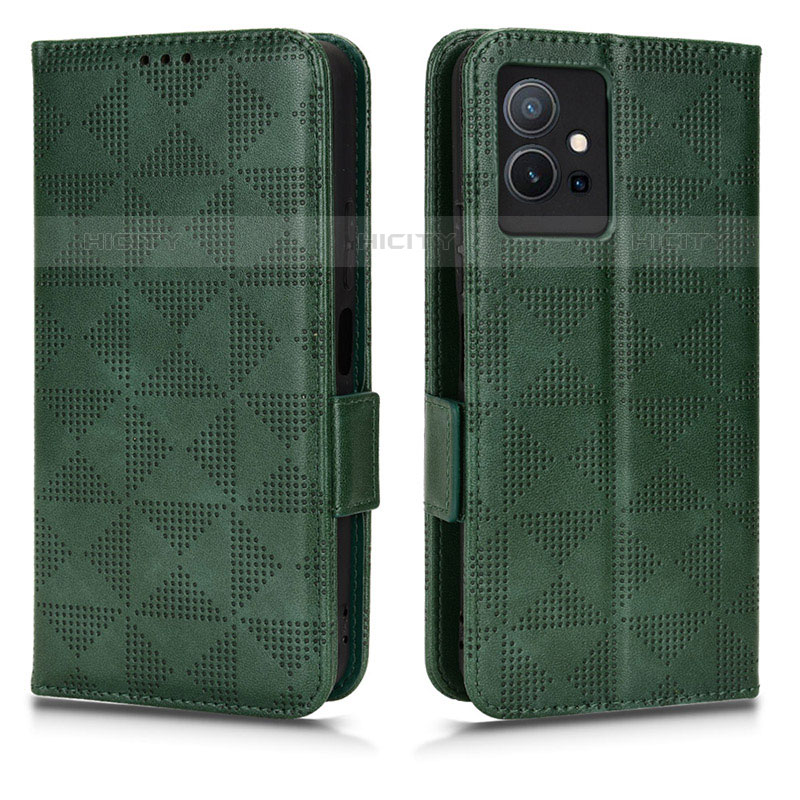 Funda de Cuero Cartera con Soporte Carcasa C02X para Vivo Y55 5G