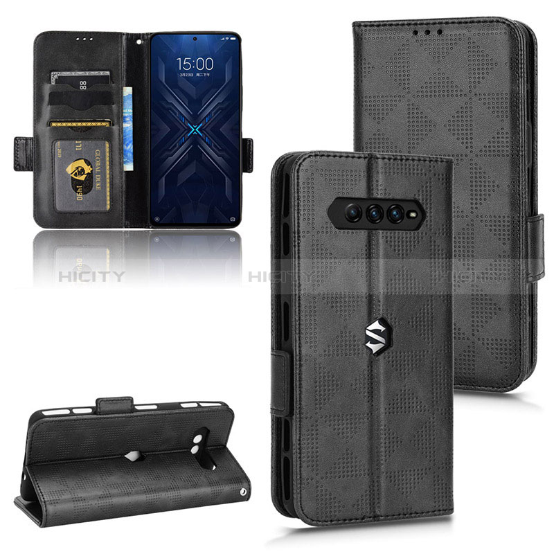 Funda de Cuero Cartera con Soporte Carcasa C02X para Xiaomi Black Shark 4 5G