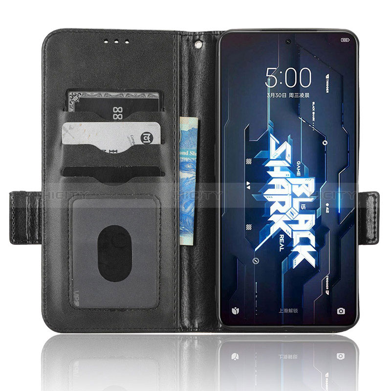 Funda de Cuero Cartera con Soporte Carcasa C02X para Xiaomi Black Shark 4S Pro 5G