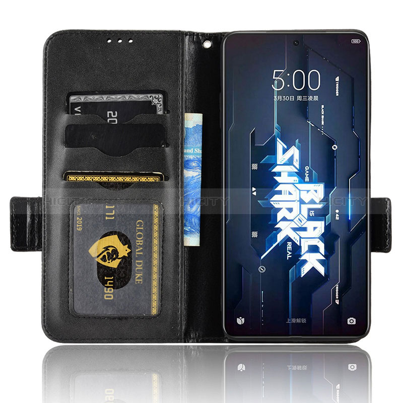 Funda de Cuero Cartera con Soporte Carcasa C02X para Xiaomi Black Shark 5 Pro 5G