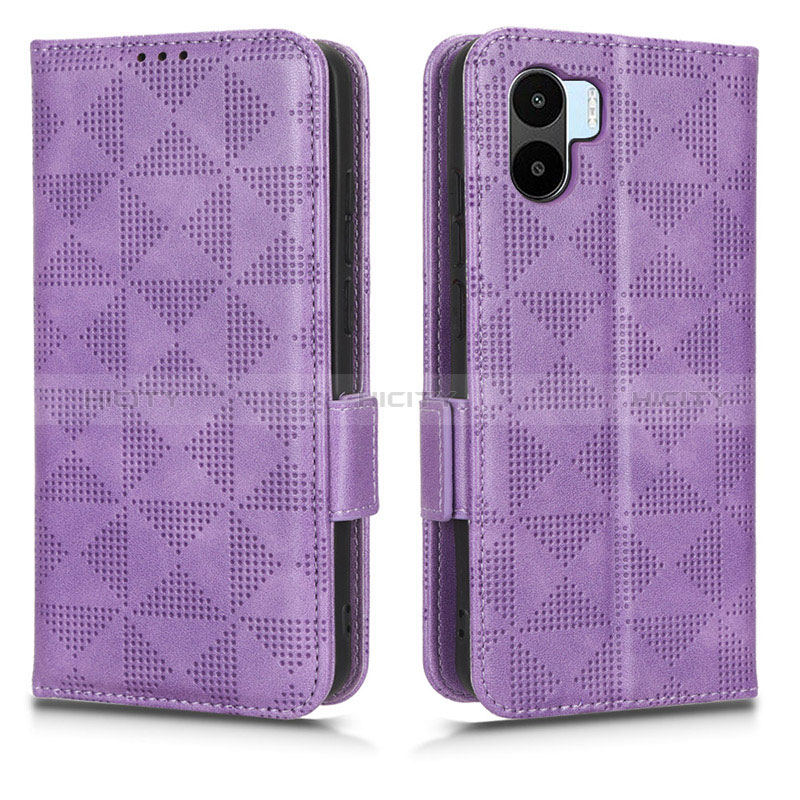 Funda de Cuero Cartera con Soporte Carcasa C02X para Xiaomi Poco C51