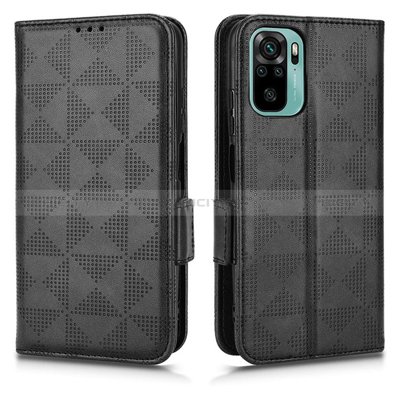 Funda de Cuero Cartera con Soporte Carcasa C02X para Xiaomi Poco M5S